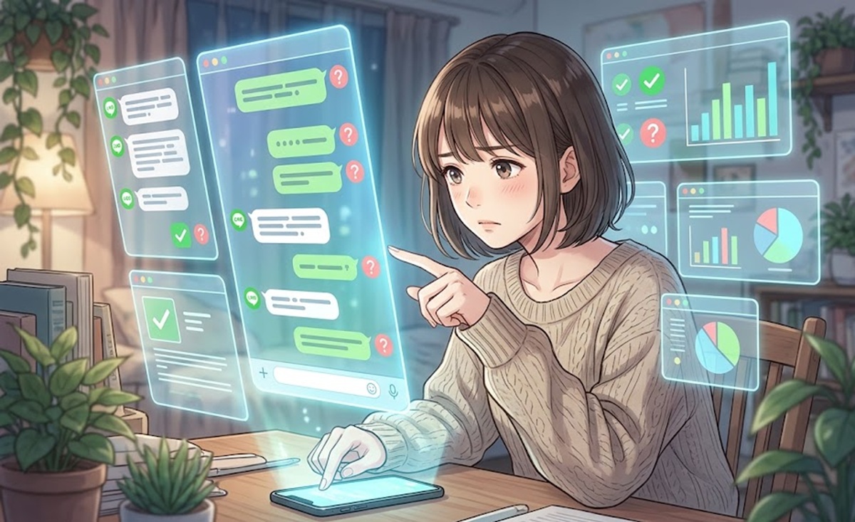 非モテLINE診断で自分のメッセージを自己分析